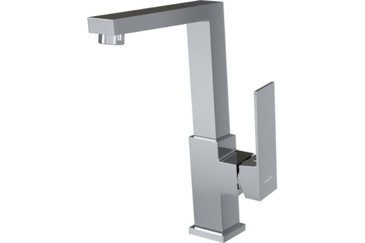 

Смеситель для кухни Mixline ML20-032 550737 25k высокий излив, боковая ручка, Серебристый