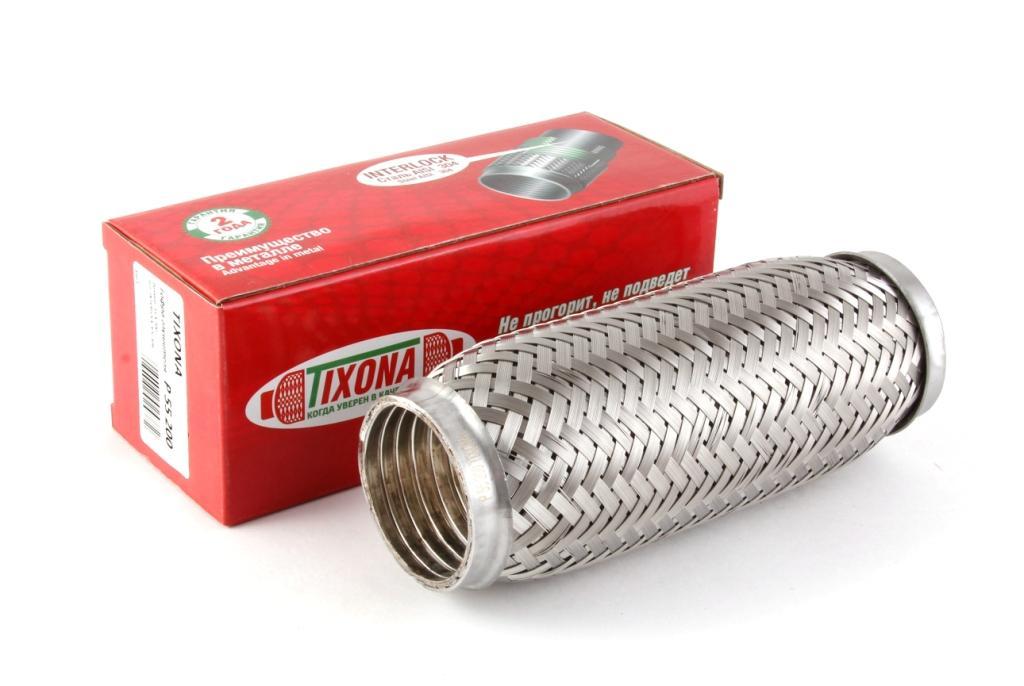 

TIXONA P55200 Гофра глушителя (55 x 200 mm.) /steel AISI 304 with interlock/ 1шт
