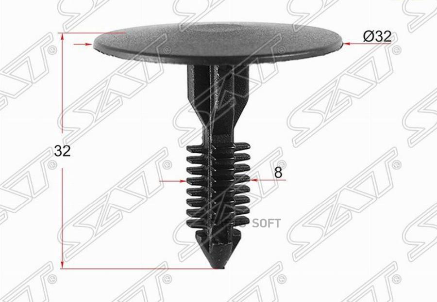 

SAT ST-M10745 Клипса обшивки FORD 1 шт. 1шт
