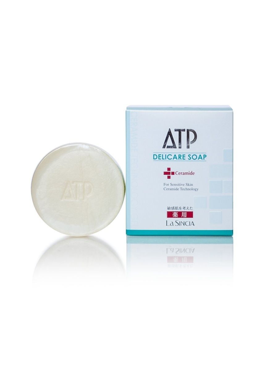 Очищающее мыло-пенка La Sincia ATP с серебром ATP DeliCare Soap 100 г очищающее мыло в футляре babor natural cleansing bar футляр