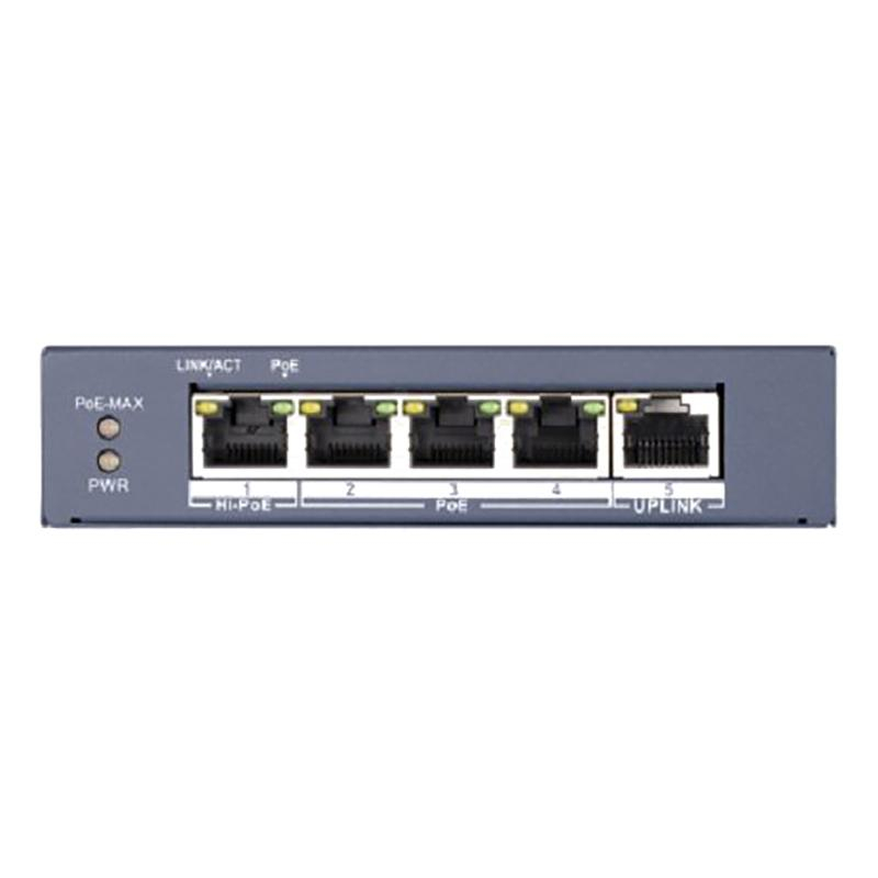 

Коммутатор Hikvision DS-3E0505HP-E 5G 3PoE+ 60W неуправляемый