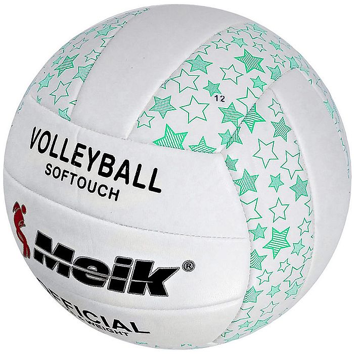 Мяч волейбольный MEIK 2898 PVC 2. 5, 270 гр, машинная сшивка, белый