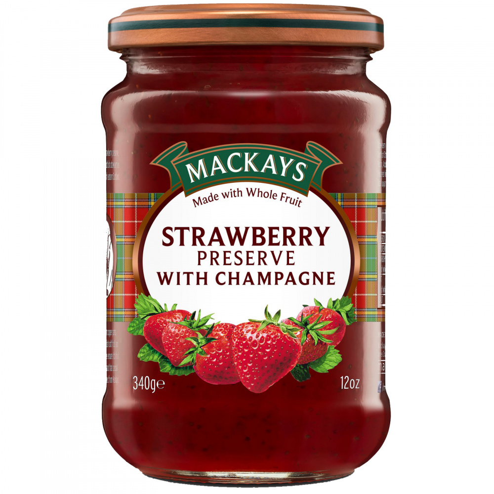 

Мармелад Mackays "Клубника с шампанским", 340 г