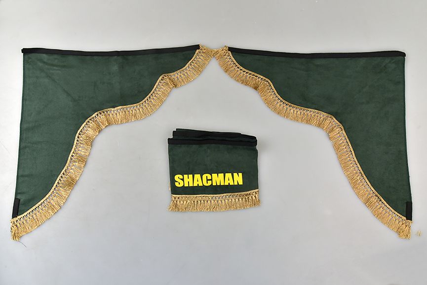 

Ламбрекен SHACMAN Зеленый с золотым польская ткань, Зеленый;золотистый