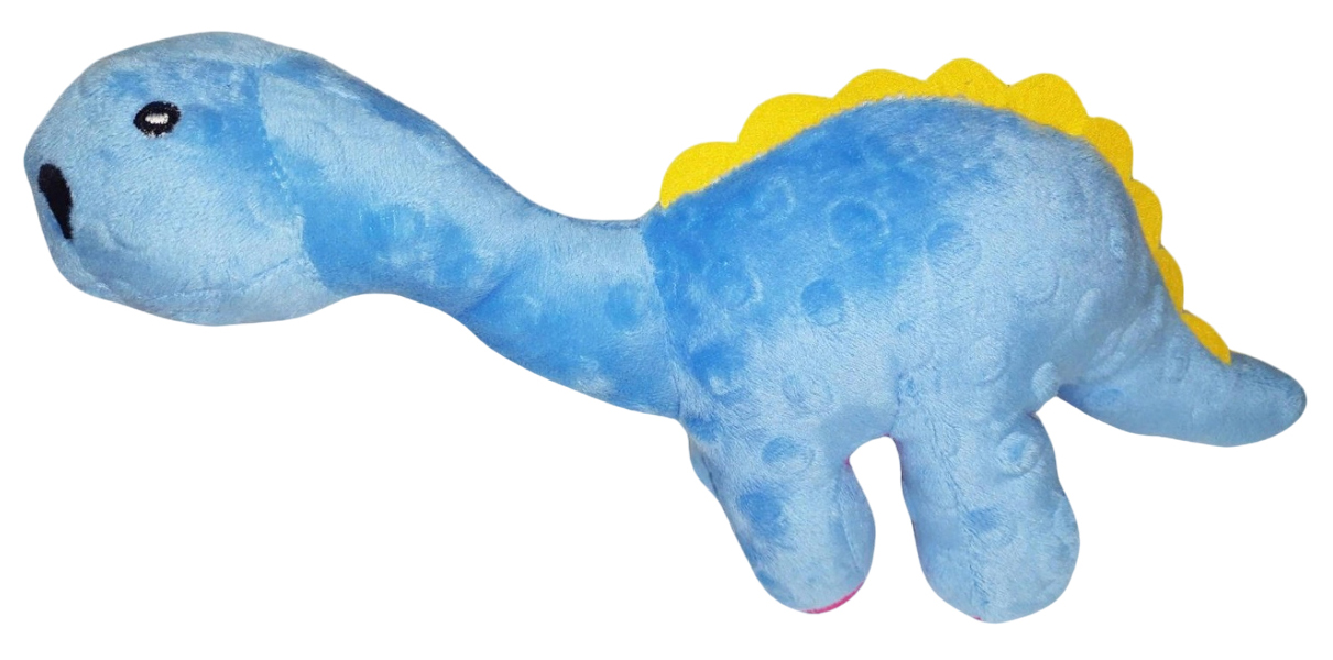 фото Игрушка для животных ripoma динозавр, синий, 38 см