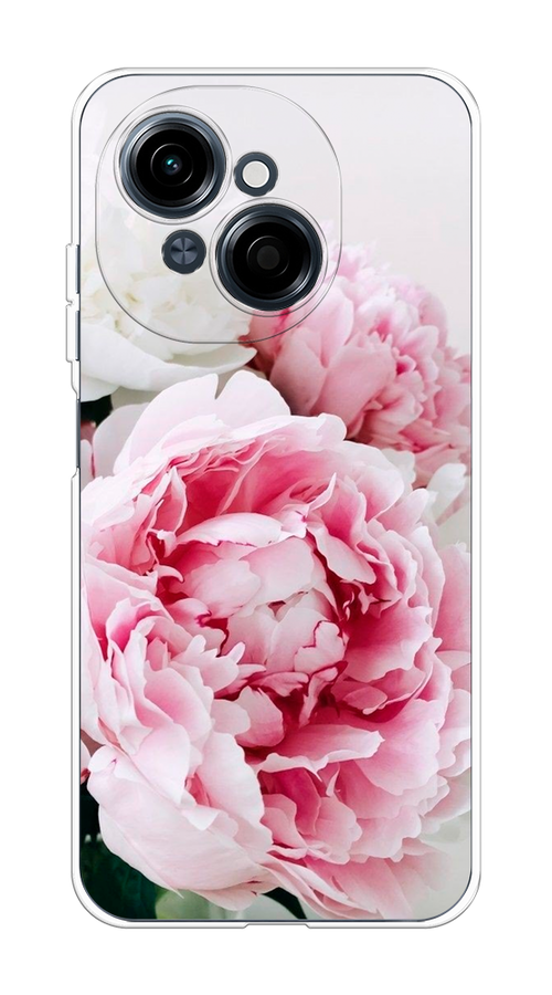 

Чехол на Tecno Spark Go 1/Pop 9 "Розовые и белые пионы", Розовый;белый, 309450-1