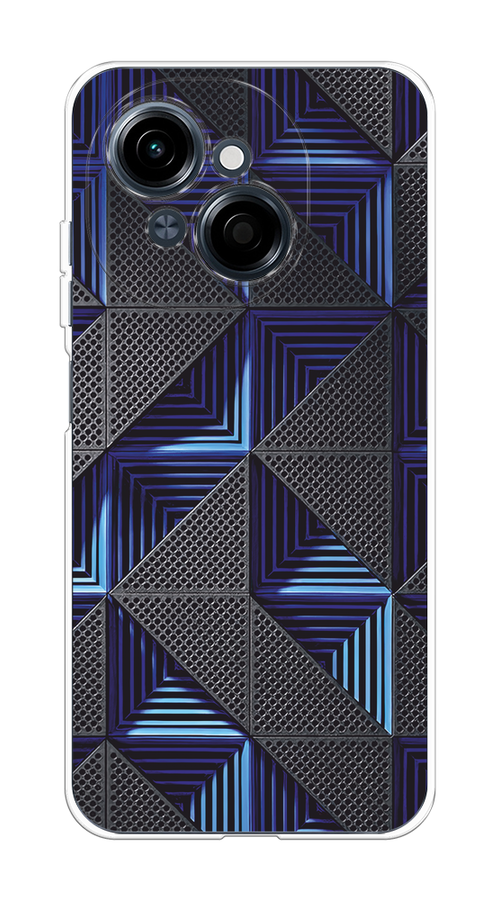 

Чехол на Tecno Spark Go 1/Pop 9 "IBM", Серый;синий, 309450-1