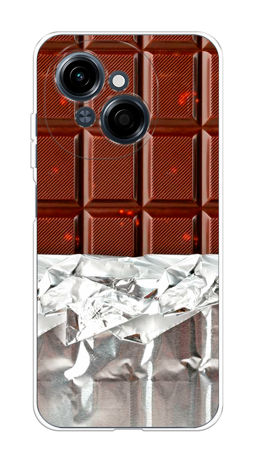 

Чехол на Tecno Spark Go 1/Pop 9 "Шоколад в обертке", Коричневый, 309450-1