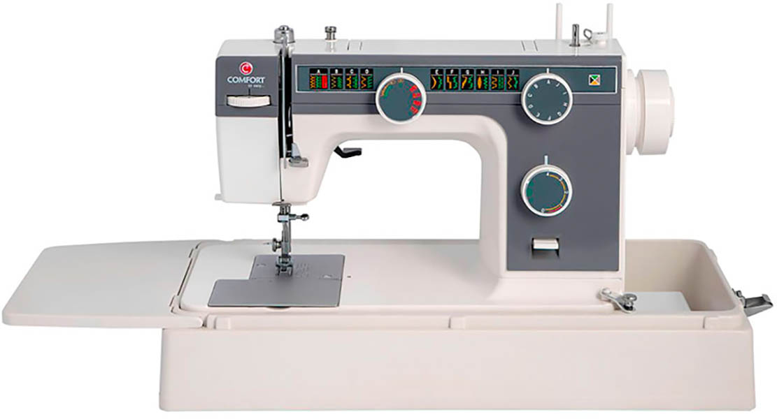 Швейная машина COMFORT 394 белый, серый активаторная стиральная машина daprivet 227125 серый