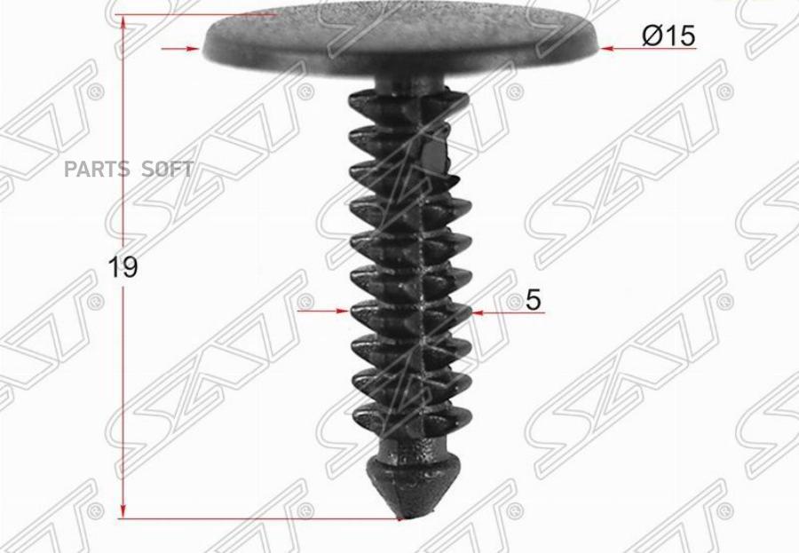 

SAT ST-M10920 Клипса обшивки GM/DAEWOO 1 шт. 1шт