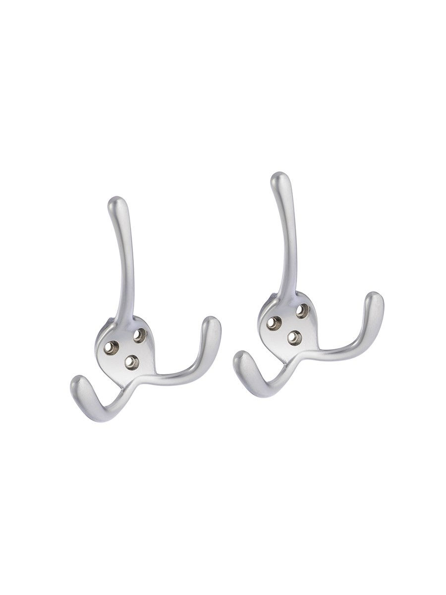 

Комплект крючков 2 шт KERRON KR 0140 SC матовый хром, KR 0140