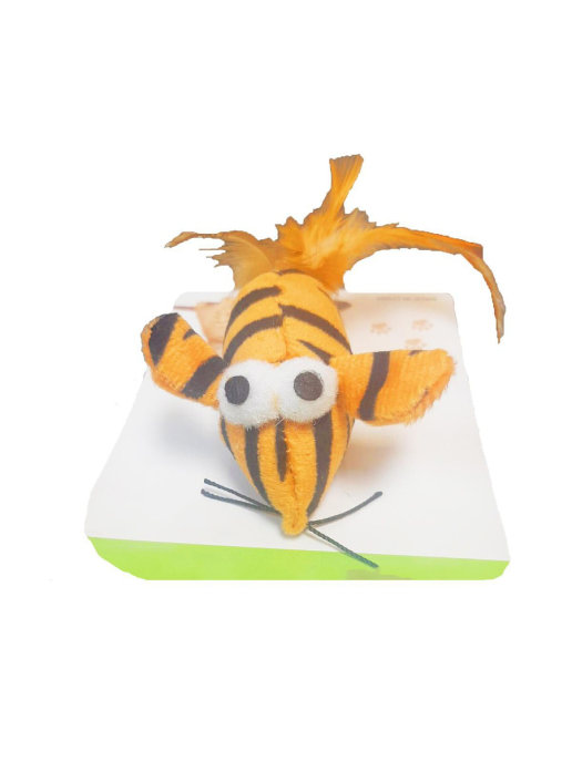 

Игрушка для кошек Ripoma Мышь-зебра