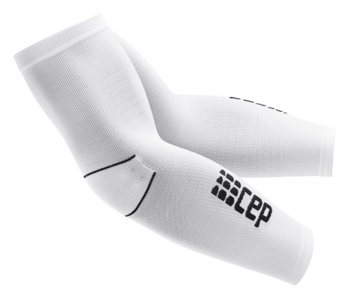 Спортивные компрессионные рукава CEP Arm Sleeves / Белый (III)
