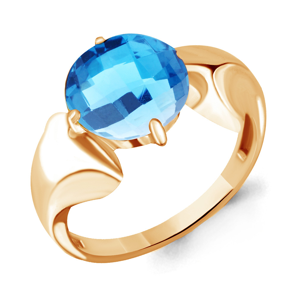 

Кольцо из серебра с топазом р.  Aquamarine 6594492_925_з, 6594492_925_з