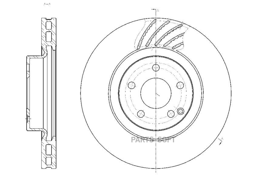 

G-BRAKE Диск тормозной вентилируемый G-brake GR-21435