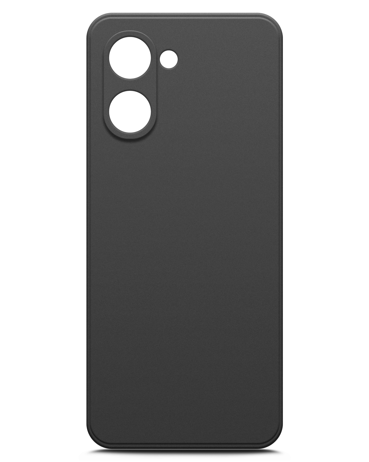 

Чехол Brozo на Realme C33, с силиконом Soft touch, черный, Realme C33