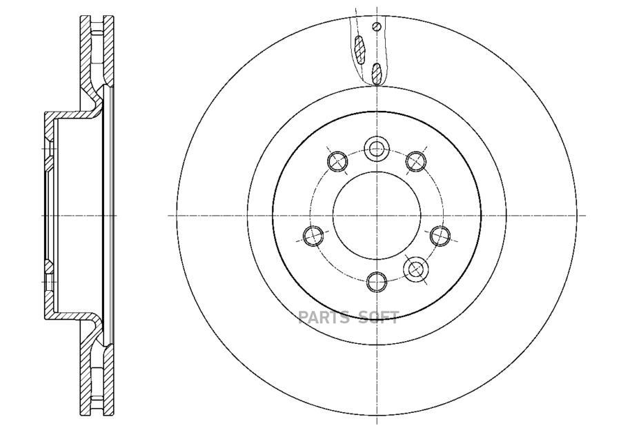 

G-BRAKE Диск тормозной вентилируемый G-brake GR-21845