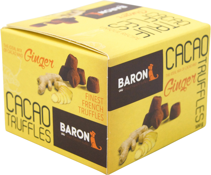 Кондитерские изделия Трюфель BARON французский со вкусом имбиря, 100г