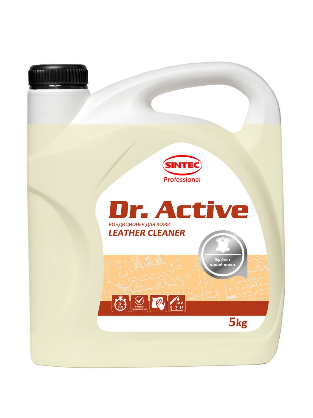 фото Кондиционер для кожи sintec dr. active "leather cleaner" 5кг