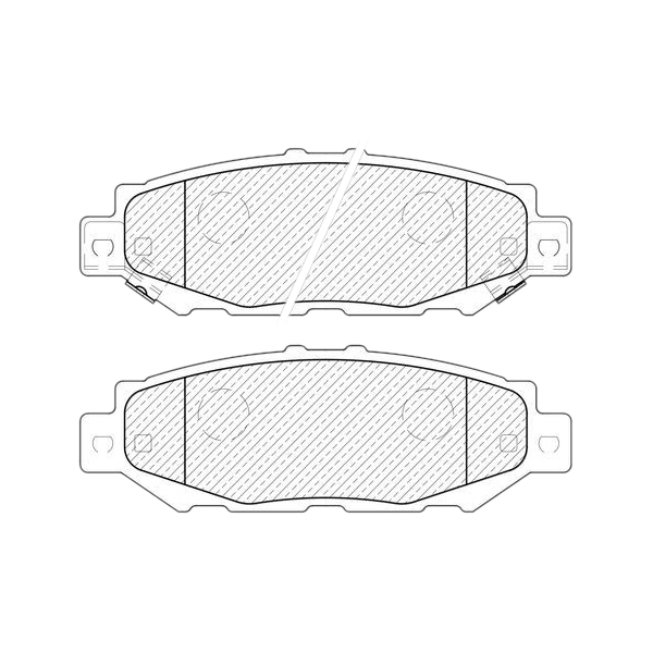 

Тормозные колодки JEENICE задние дисковые WS223000