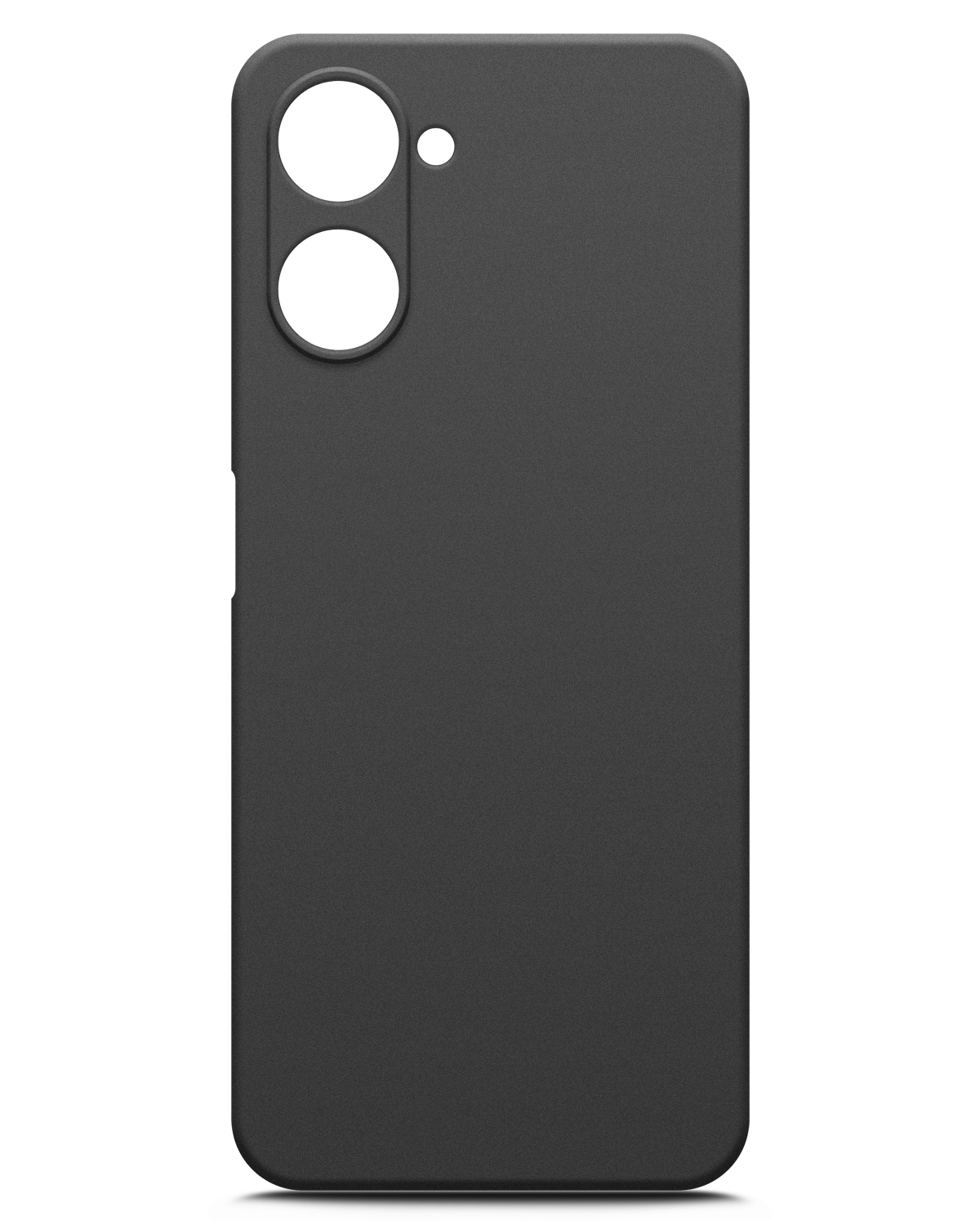Чехол Brozo на Realme 10 4G, силиконовый черный(матовый)
