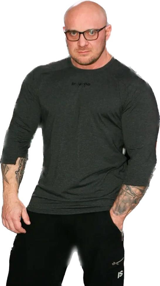 

Лонгслив мужской INFERNO style Ф-006 серый 2XL, Ф-006