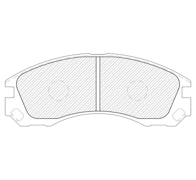 

Тормозные колодки JEENICE передние дисковые WS204400