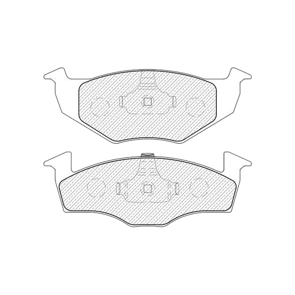 

Тормозные колодки JEENICE передние дисковые WS219100