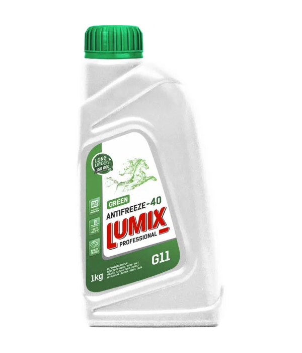 фото Антифриз lumix antifreeze green g11 (-40) зеленый 1кг