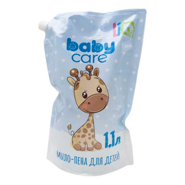 

Детское мыло жидкое LIQ Baby Care мыло-пенка для тела 1,1 л