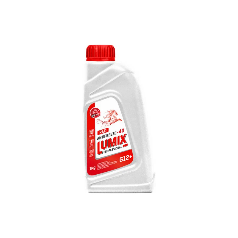 фото Антифриз lumix antifreeze red g12+ (-40) красный 1кг