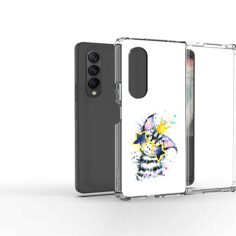 

Чехол MyPads Tocco для Samsung Galaxy Z Fold2 Мартовский Нуся, Прозрачный, Tocco