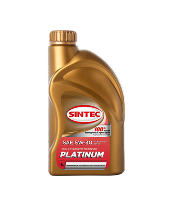 Моторное масло SINTEC синтетическое PLATINUM SAE 5W30 API SP ACEA C2/C3 1л