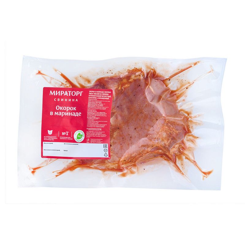 Окорок свиной Мираторг в маринаде охлажденный +-1,15 кг
