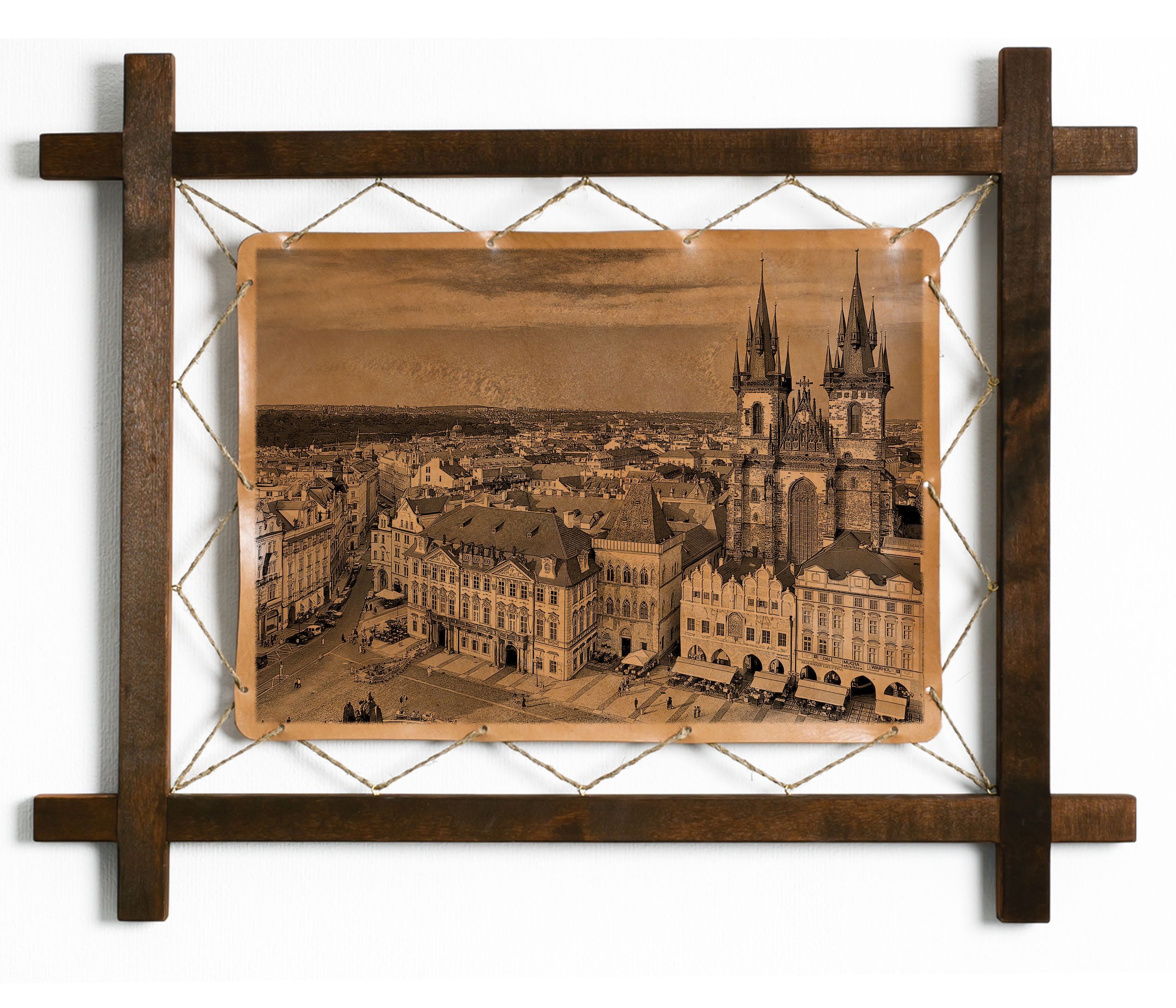 

Картина BoomGift Тынский храм, натуральная кожа, 406