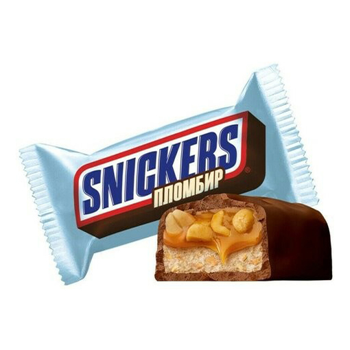 

Батончики Snickers minis со вкусом пломбира