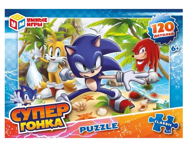 

Пазл Умные игры Супергонка 120 деталей