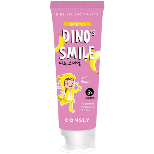 

Зубная паста детская Consly Dino's smile гелевая банан 60 г