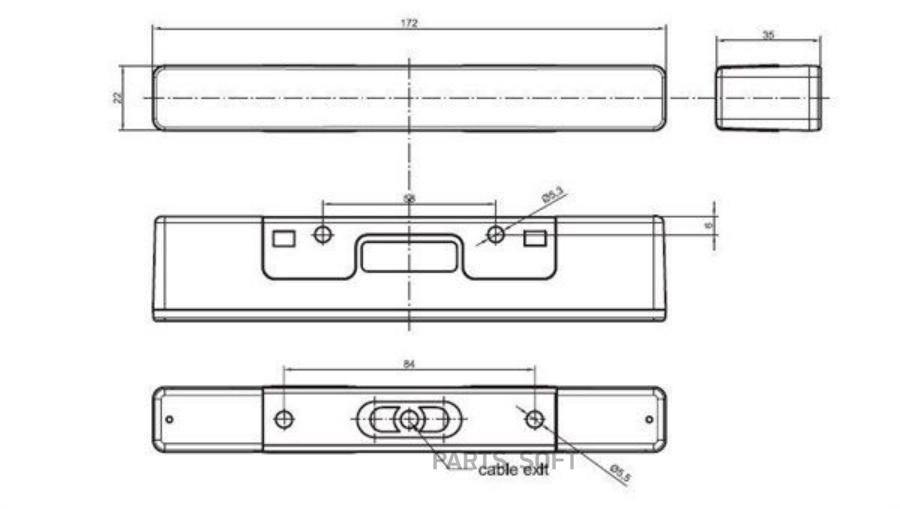 

MAGNETI MARELLI 713120117040 Фонарь дневного света LED DayLight Set (ком-кт) 1шт
