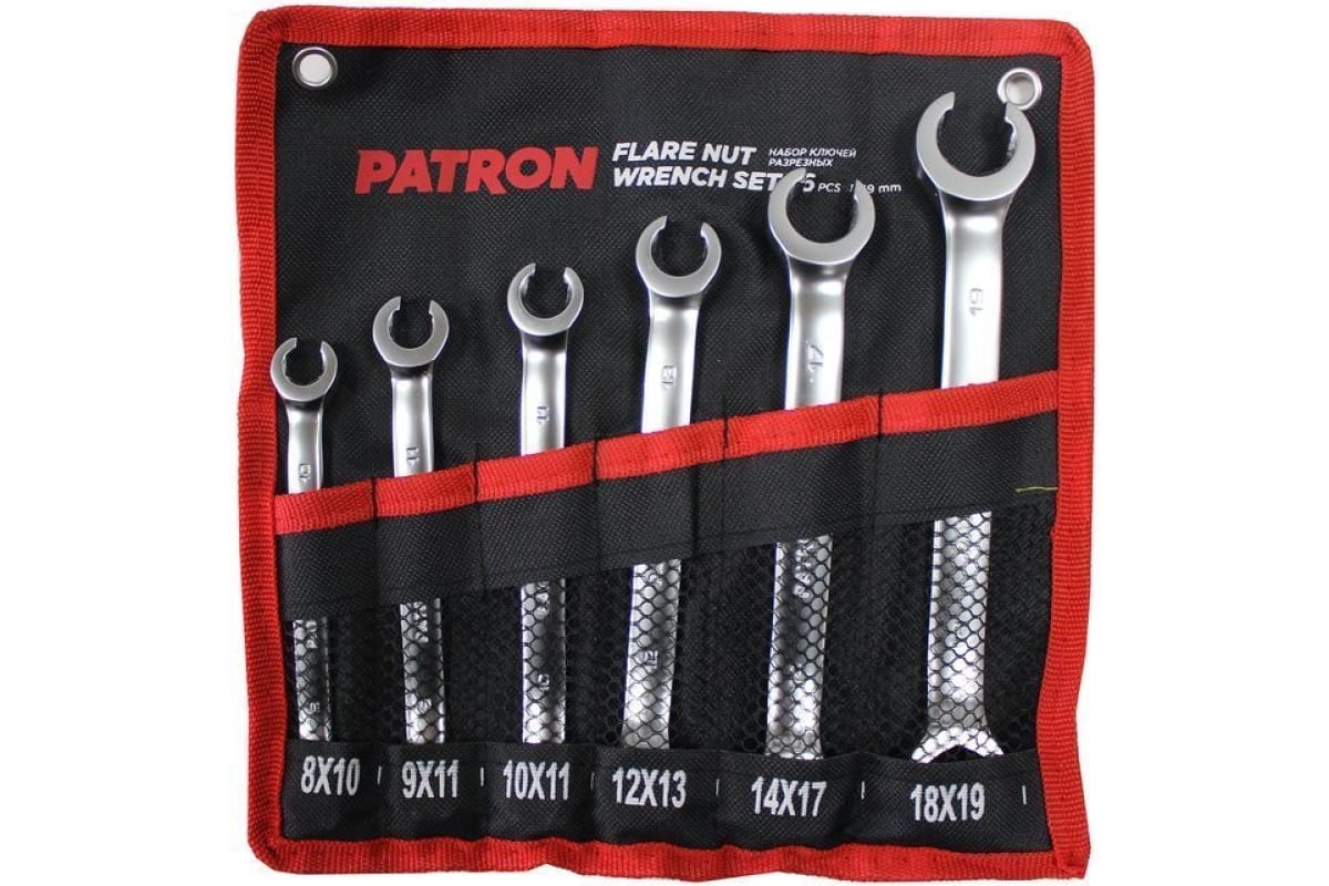 PATRON Набор разрезных ключей 6 пр. PATRON P-5066P