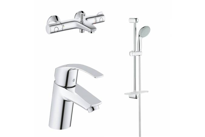 фото Душевой набор grohe: смеситель для раковины хром 124422