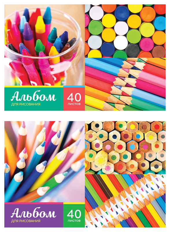 

Альбом для рисования ArtSpace Карандаши 262361, 40 листов, 790-665