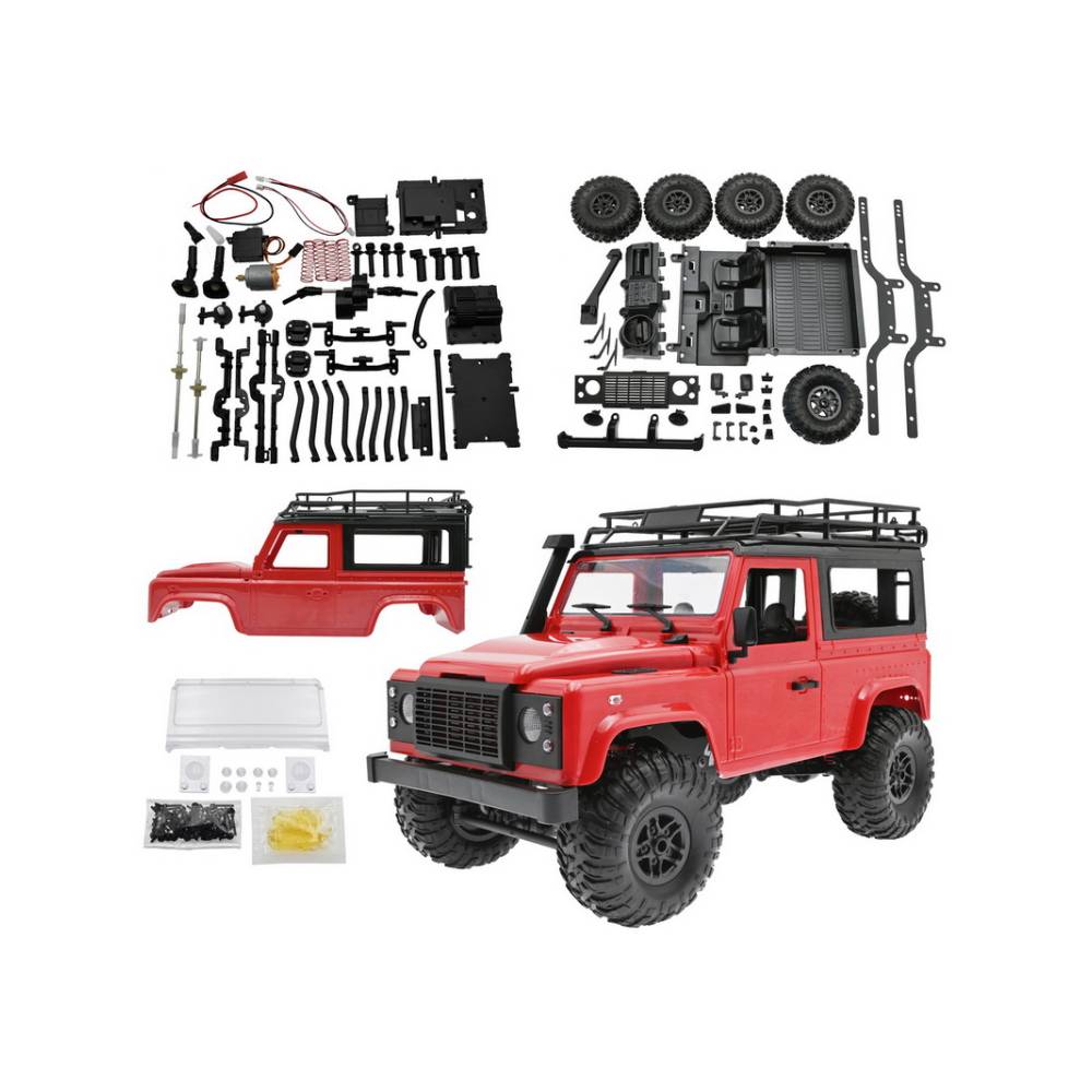 Конструктор для сборки MN MODEL джип Land Rover Defender красный MN-90KRED 4850₽