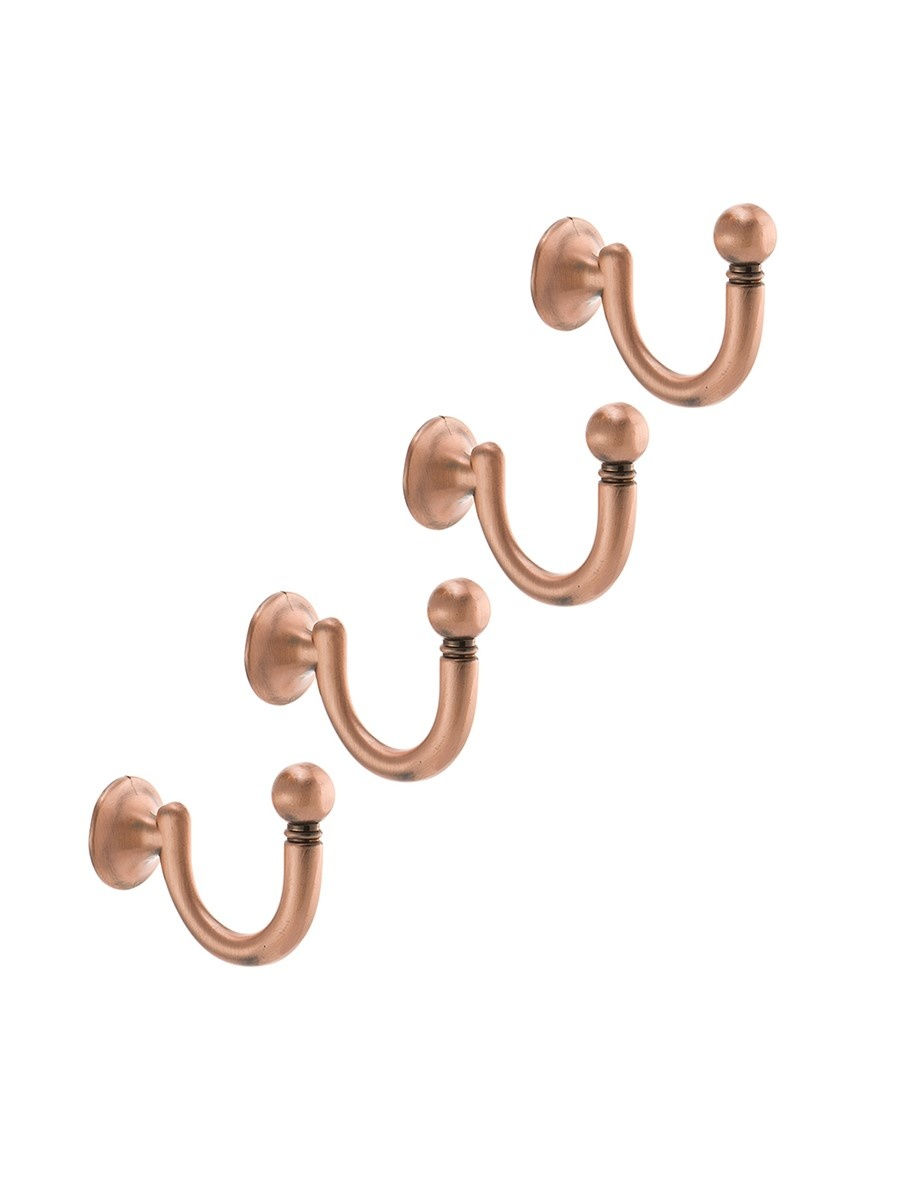 

Комплект крючков 4 шт KERRON KR 0150 AC античная медь, Коричневый, KR 0150
