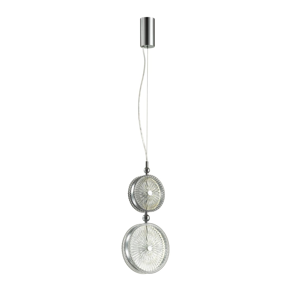 

Подвесной светильник Odeon Light EXCLUSIVE CARAMELLA 5416/13LA LED 13W, цвет хром/серый/