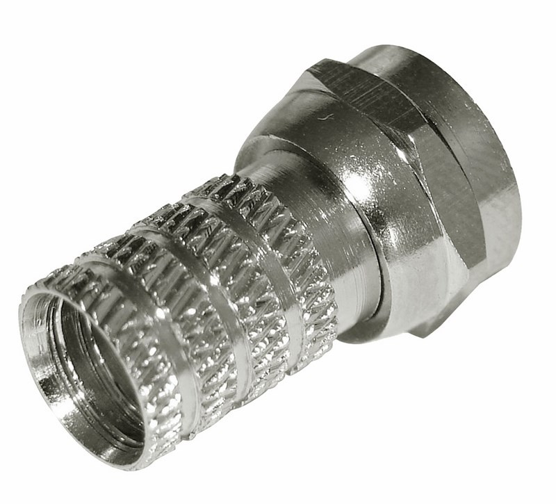 

Разъем ProConnect F RG-6 05-4003-4-9 (5 штук), Серебристый, 05-4003-4-9