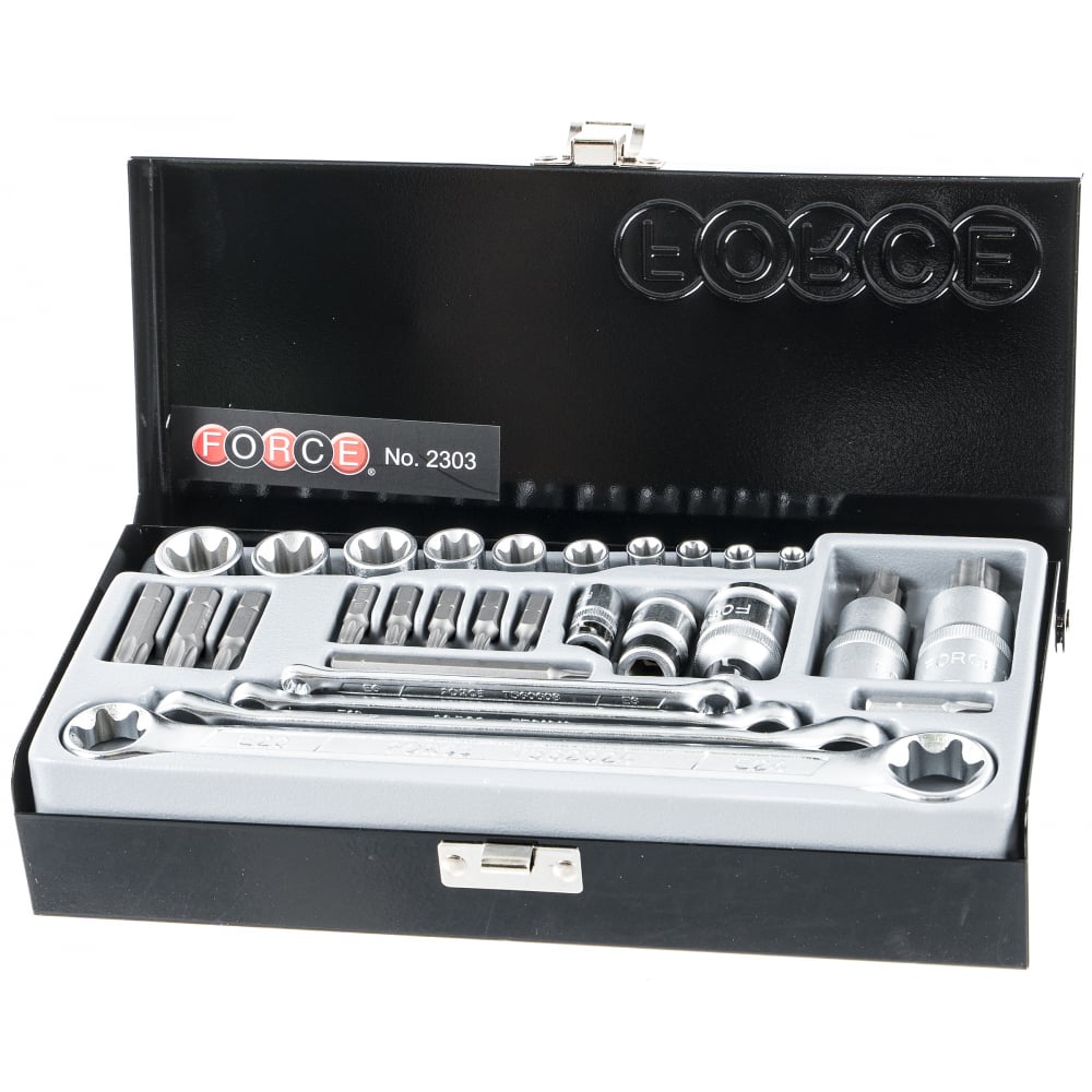 

Набор инструмента TORX (29 предметов) FORCE 2303