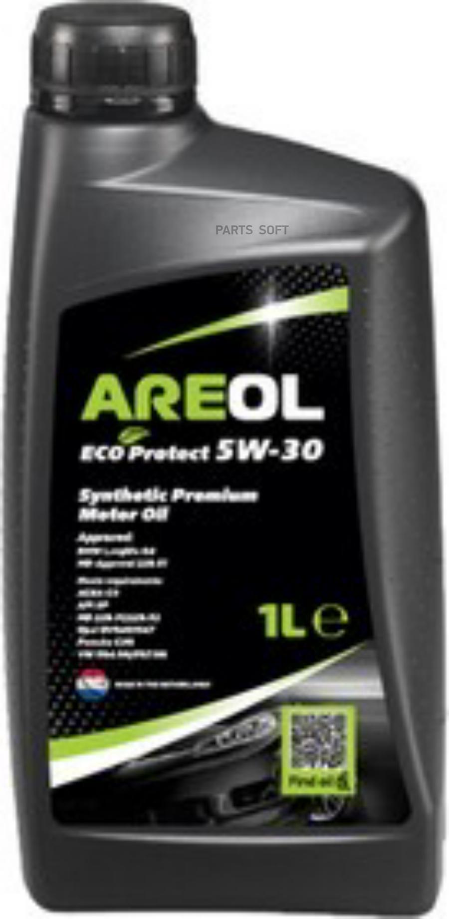 

Моторное масло Areol Eco Protect синтетическое 5W30 1л