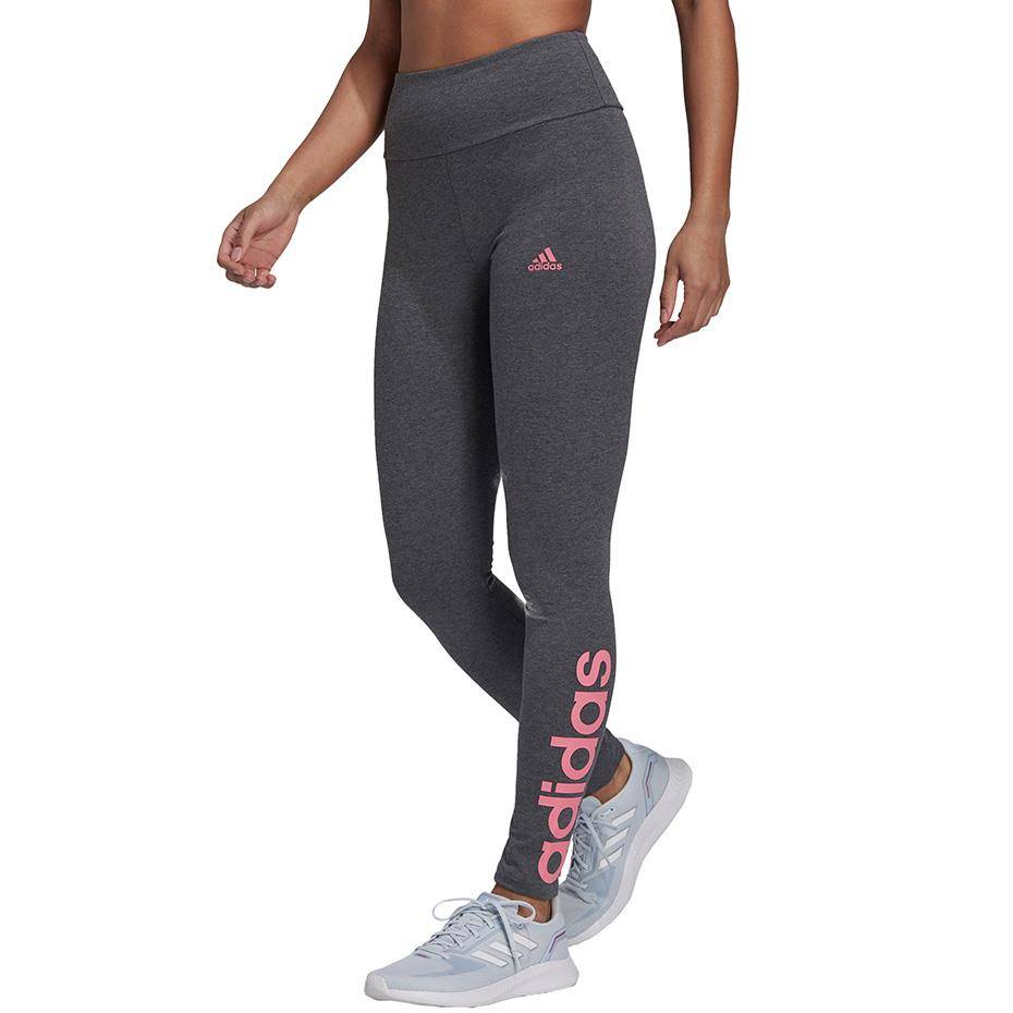 Тайтсы женские Adidas Sportswear Essentials High-waisted Logo H07783 серые 2XS 2590₽