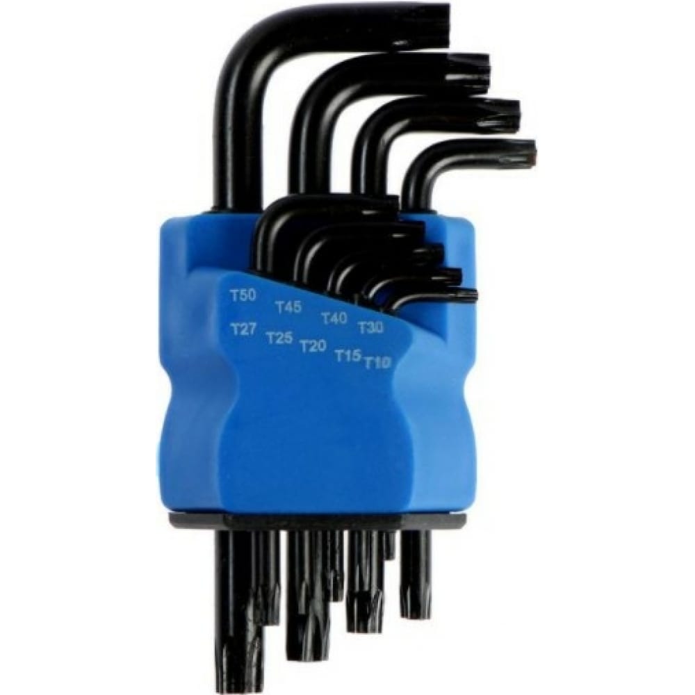 

Набор ключей TUNDRA TORX Tamper, CrV, TT10 - TT50, 9 шт. 2354402